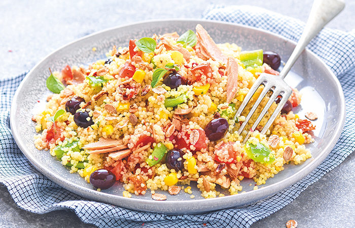 Organic Grains Tuna Salad Mediterranean Style