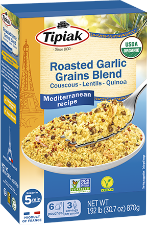 Tipiak Roasted Garlic Grains Blend