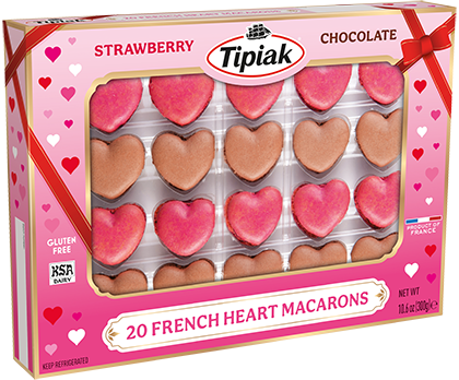 TIPIAK Macarons Heart Shaped