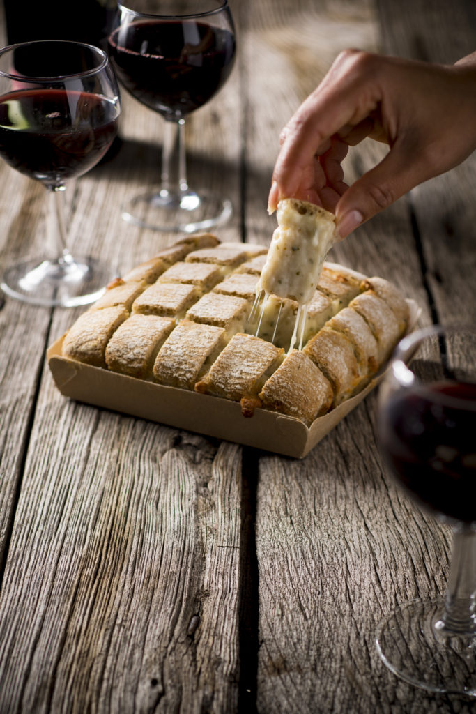 Red wine and cheese bread