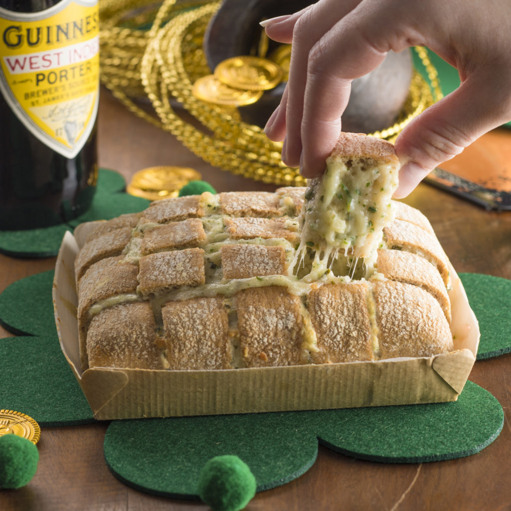 st patrick cheese bread